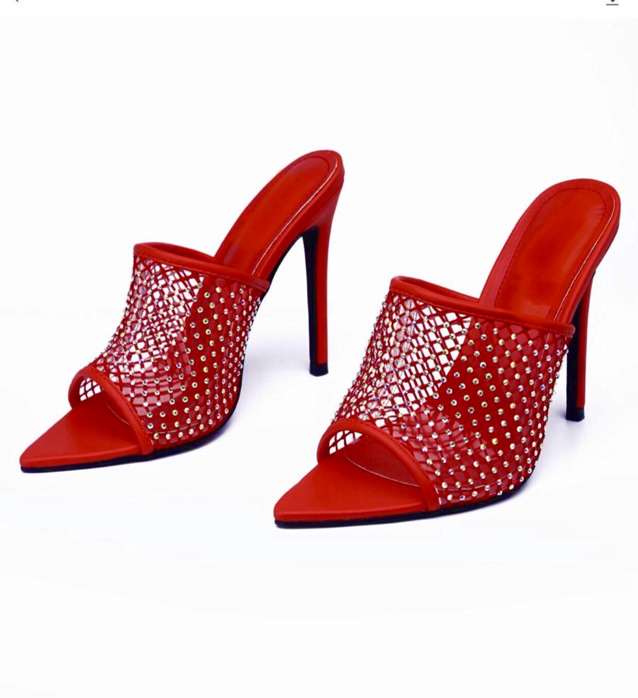 red slip on heels